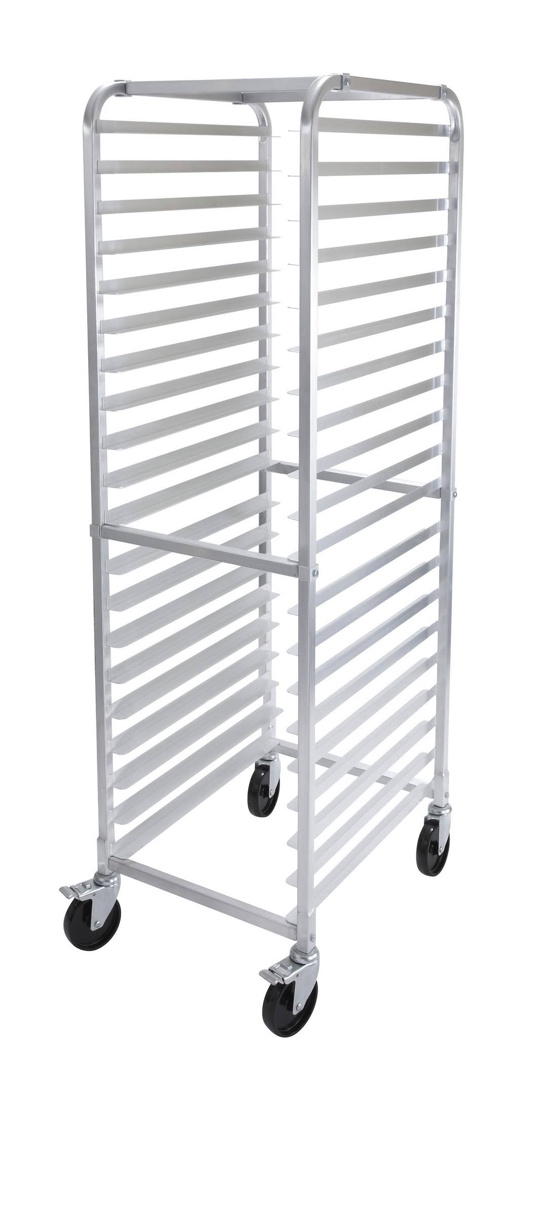 Winco ALRK-20BK 20-Tier Aluminum Sheet Pan Rack with Brake