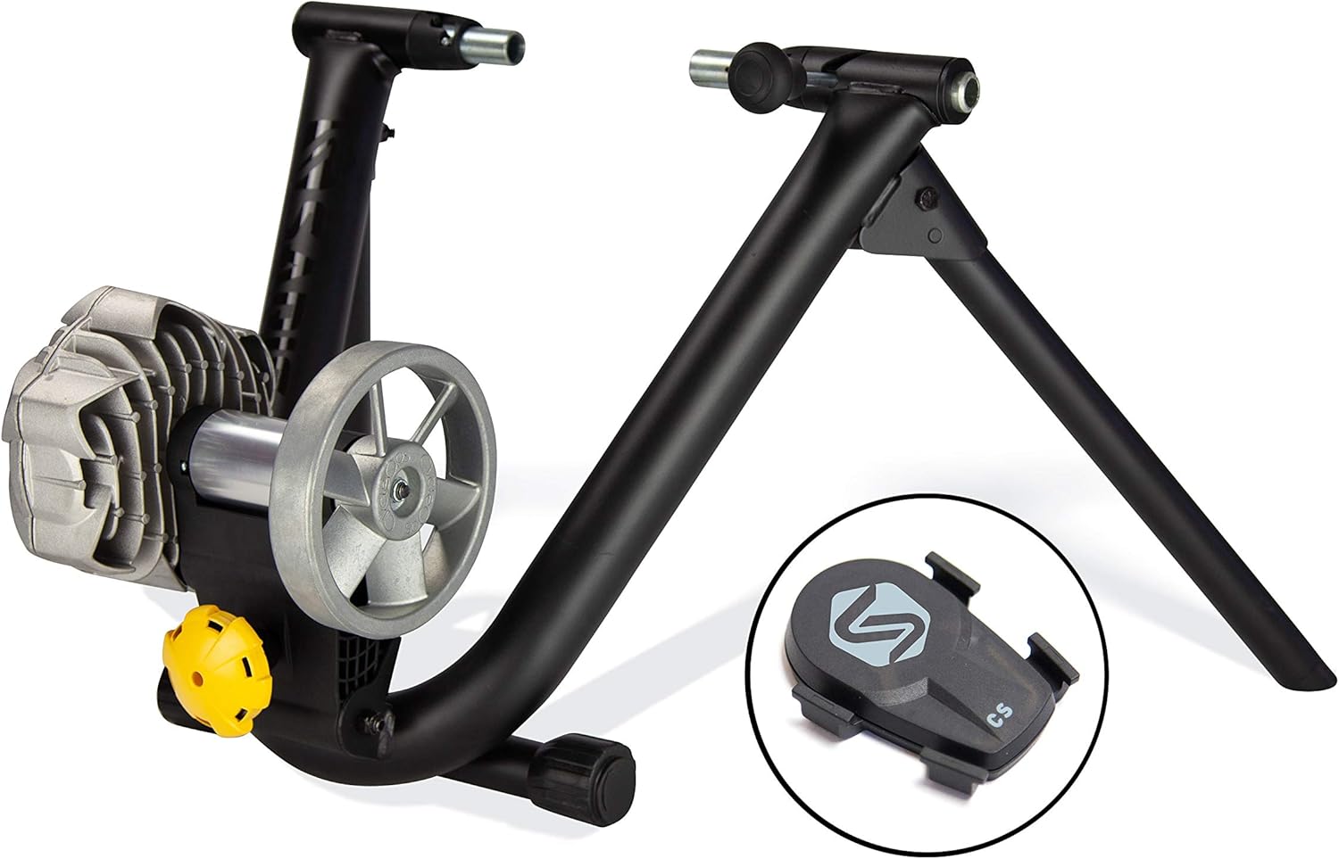 Saris Fluid2 Indoor Bike Trainer, Smart Equipped Option, Fits Road and Mountain Bikes, Compatible with Zwift App