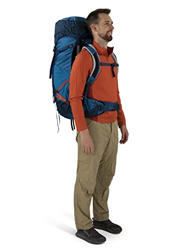 Osprey Atmos AG LT 65L Men's Backpacking Backpack, Black, L/XL