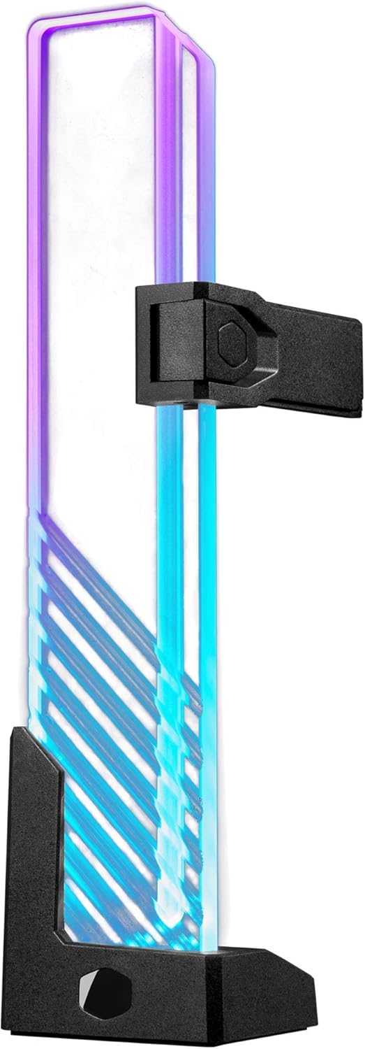 Cooler Master Master Accessory Vertical Graphics Card Holder Kit Version 2 with Premium Riser Cable PCI-E 3.0 x16-165mm, Compatible with All Standard ATX Chassis (MCA-U000R-KFVK01)