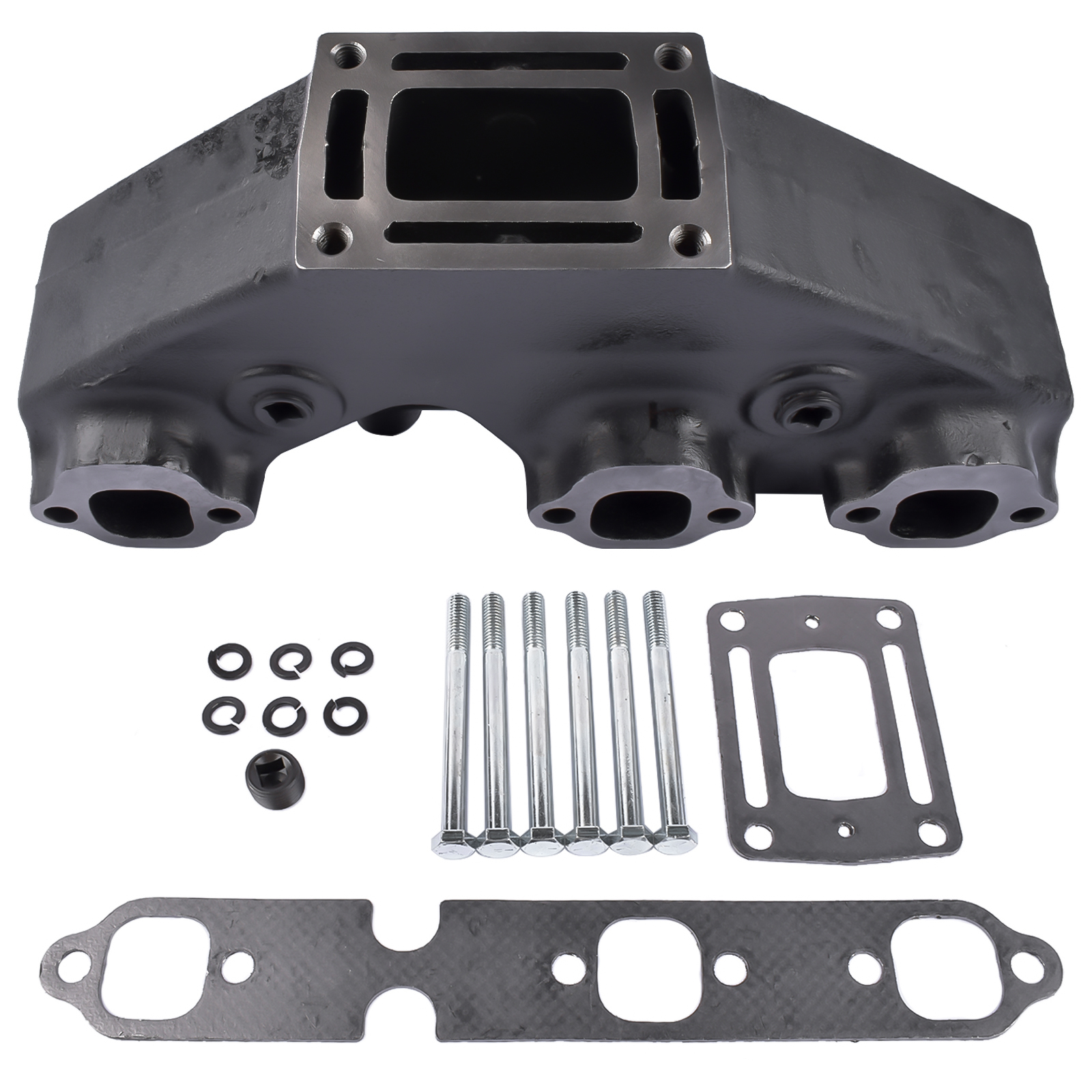 Mustrod For Volvo Penta and OMC V6 4.3L Engines Exhaust Manifold Set with Gaskets 3857656 3852338