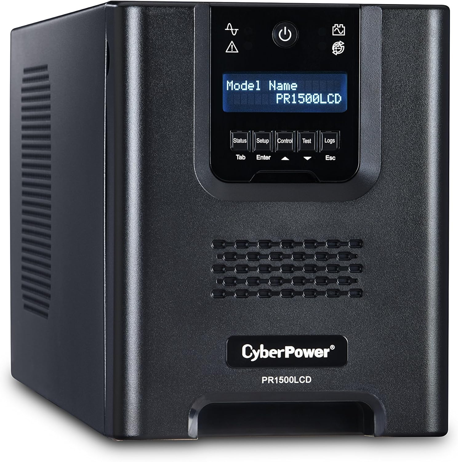 CyberPower PR1500LCD Smart App Sinewave UPS System, 1500VA/1500W, 8 Outlets, AVR, Mini-Tower