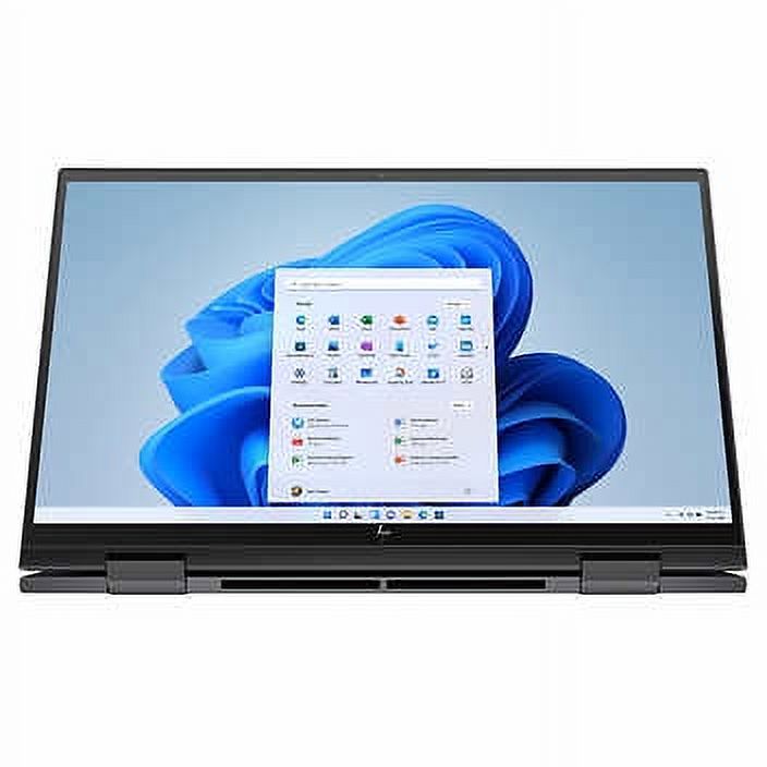 New HP Envy x360 2-in-1 Flip Laptop, 15.6" Full HD Touchscreen, AMD Ryzen 7 5700U Processor, 16GB RAM, 1TB SSD, FP Reader, Backlit Keyboard, Webcam, Wi-Fi, Bluetooth, Windows 11 Pro, Black