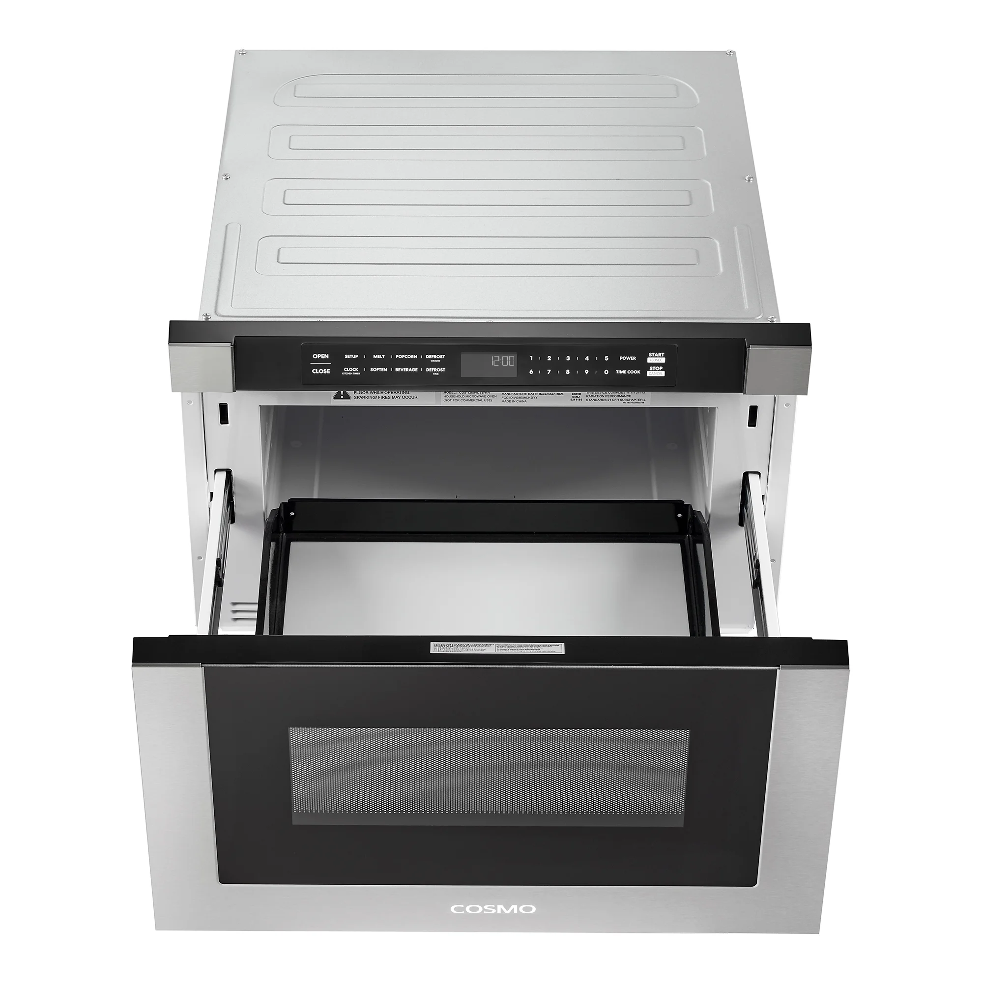 24 in. Built-in Microwave Drawer 1.2 cu. ft. Capacity in Stainless Steel