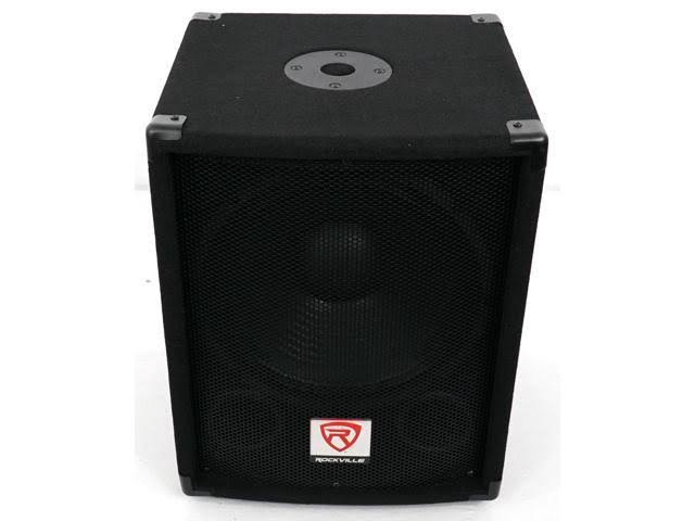 (2) New Rockville SBG1128 12x22 1200 Watt Passive Pro DJ Subwoofers Subs