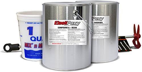 ElastiPoxy Joint Crack Filler Kit 2-Gal A High-Strength Repair for Floor-to-Wall Joints Expansion Saw Cuts Cracks in Concrete Bl
