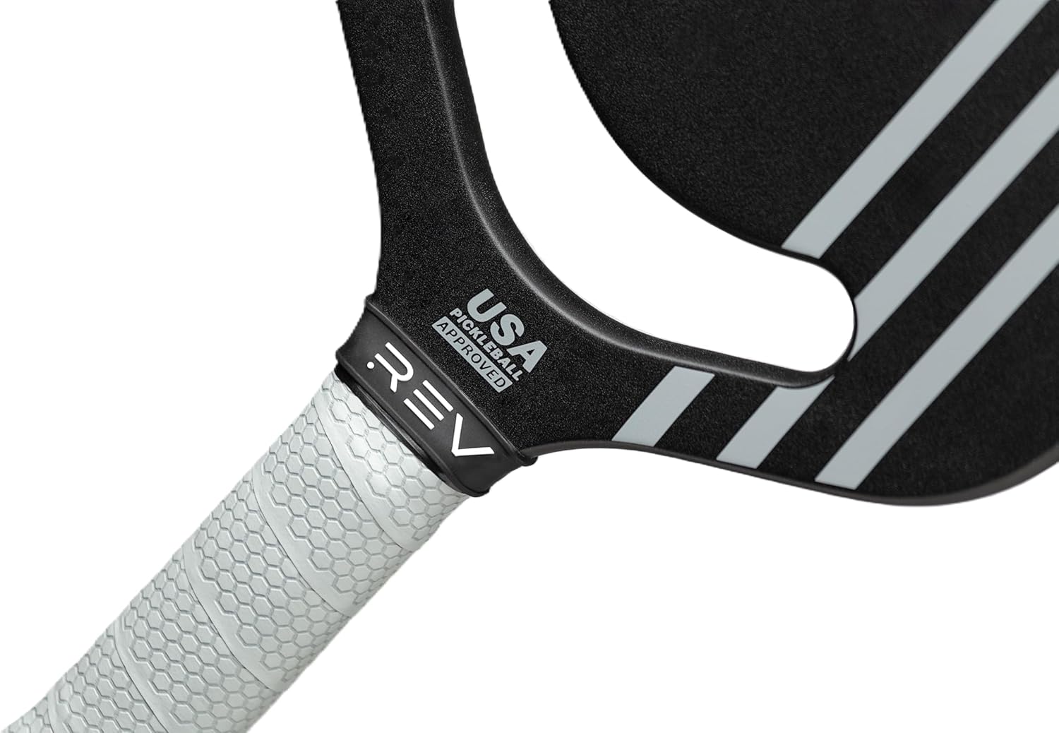 REV Pickleball Paddle - Platinum - Carbon Fiber Pro Performance Racket Approved for PPA Tournament Play
