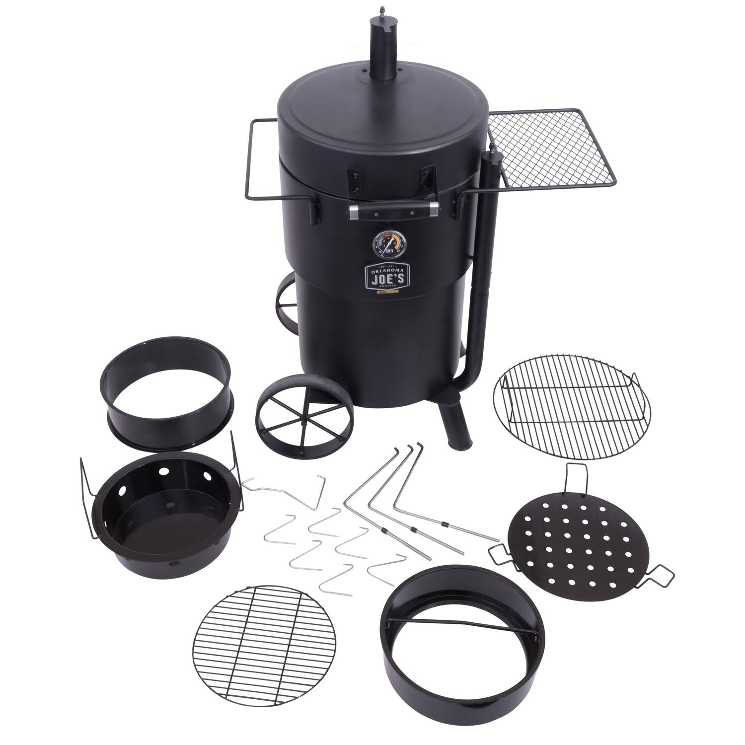 Oklahoma Joe&s Bronco Drum Smoker, Black