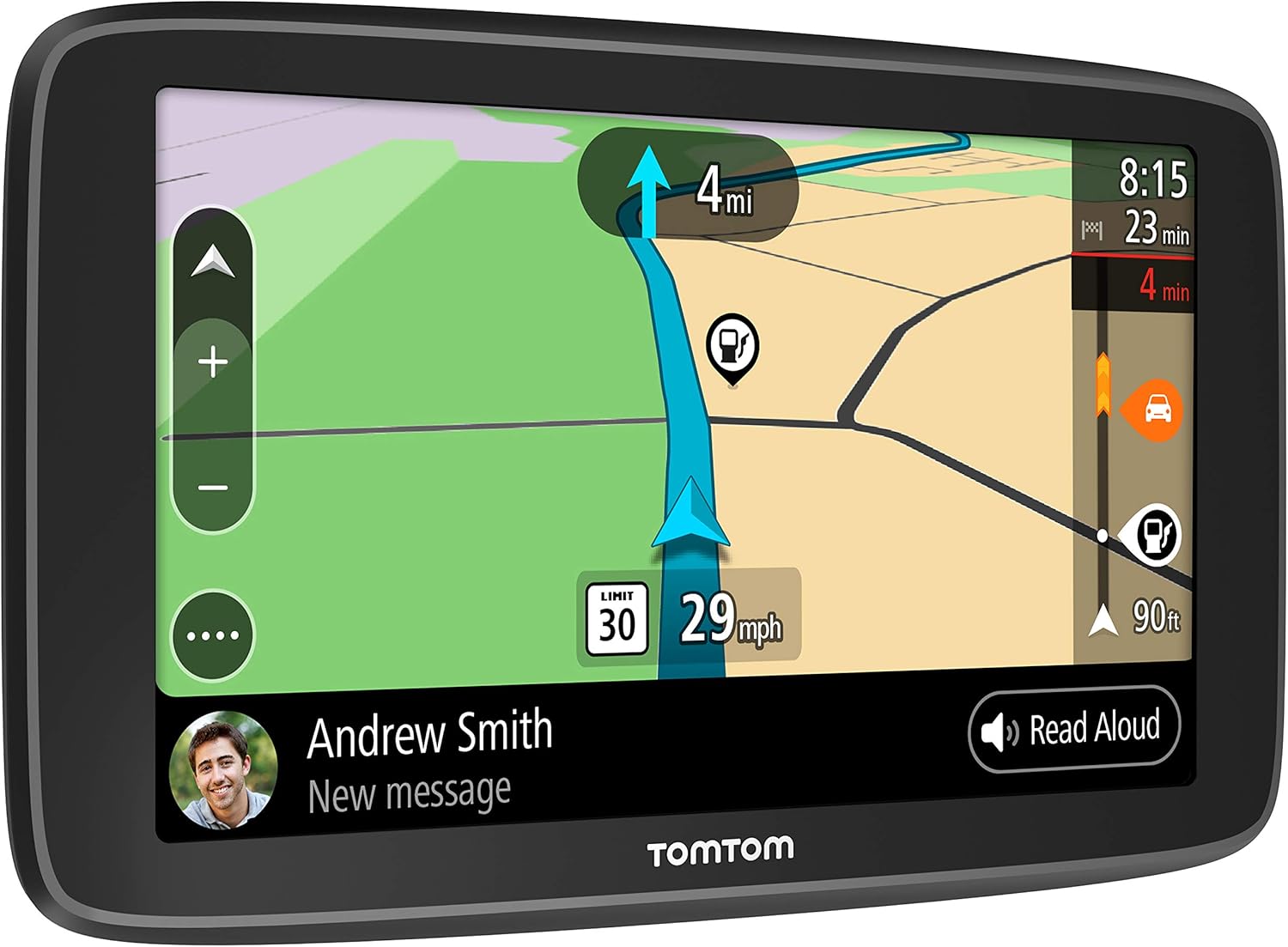 TomTom Go Comfort 5 Inch GPS Navigation Device with Updates via Wi-Fi, Real Time Traffic, Free Maps of North America, Smart Routing, Destination Prediction and Road Trips