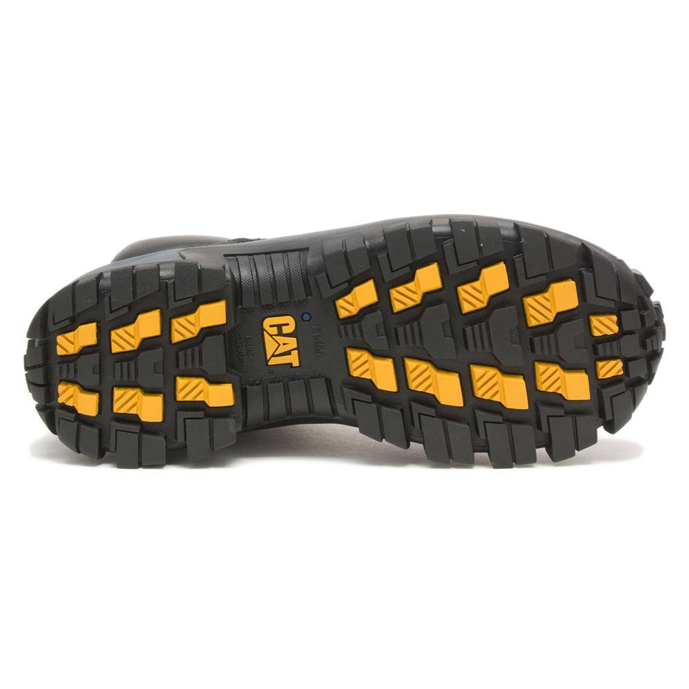 Cat Invader Hi Steel Toe Boots, Men's Black