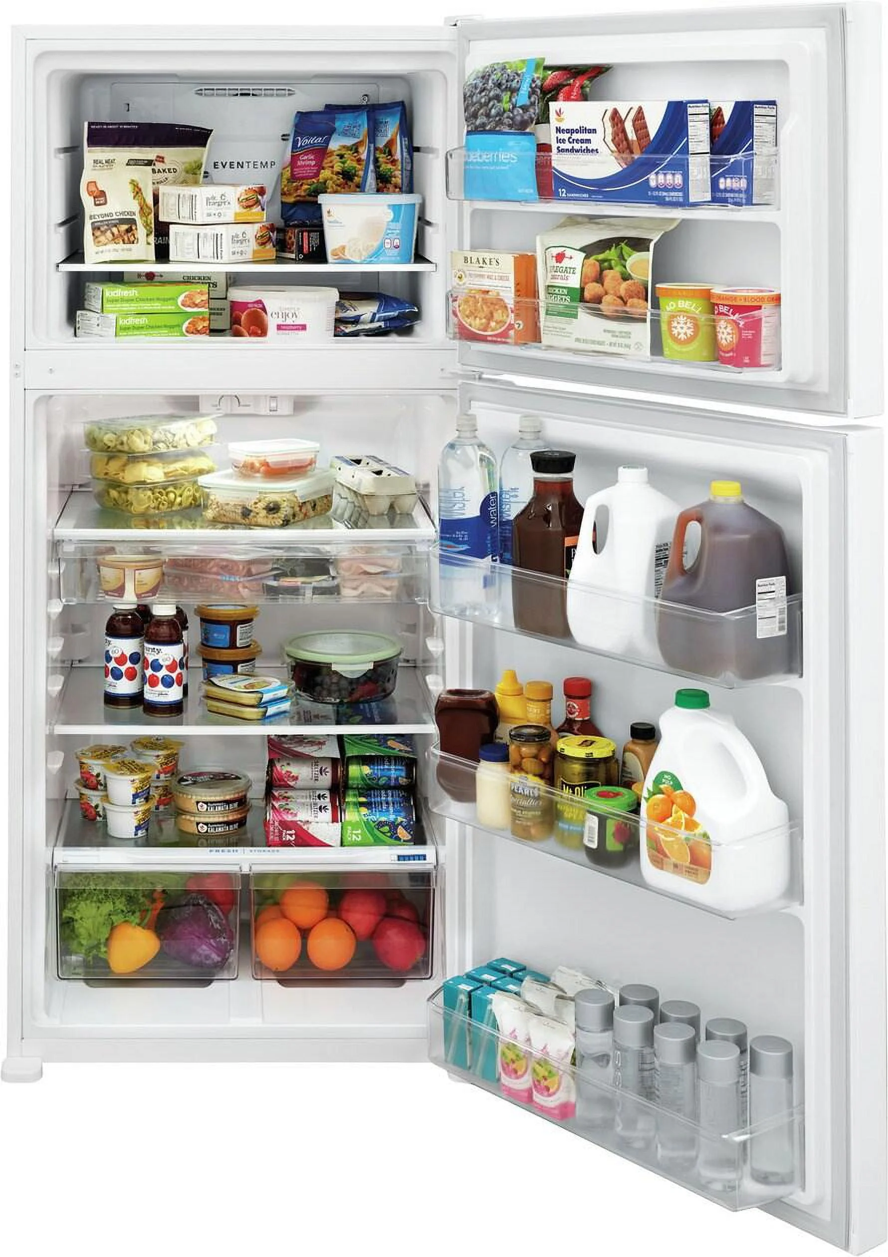 Frigidaire FFTR2045VS 20 Cu. Ft. Stainless Steel Top-Freezer Refrigerator