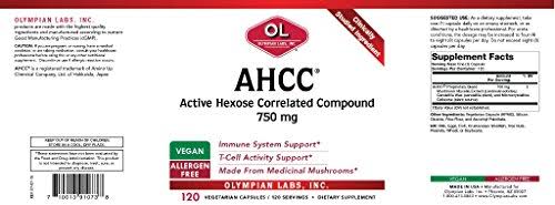 Olympian Labs AHCC 750 mg - 120 VegCap
