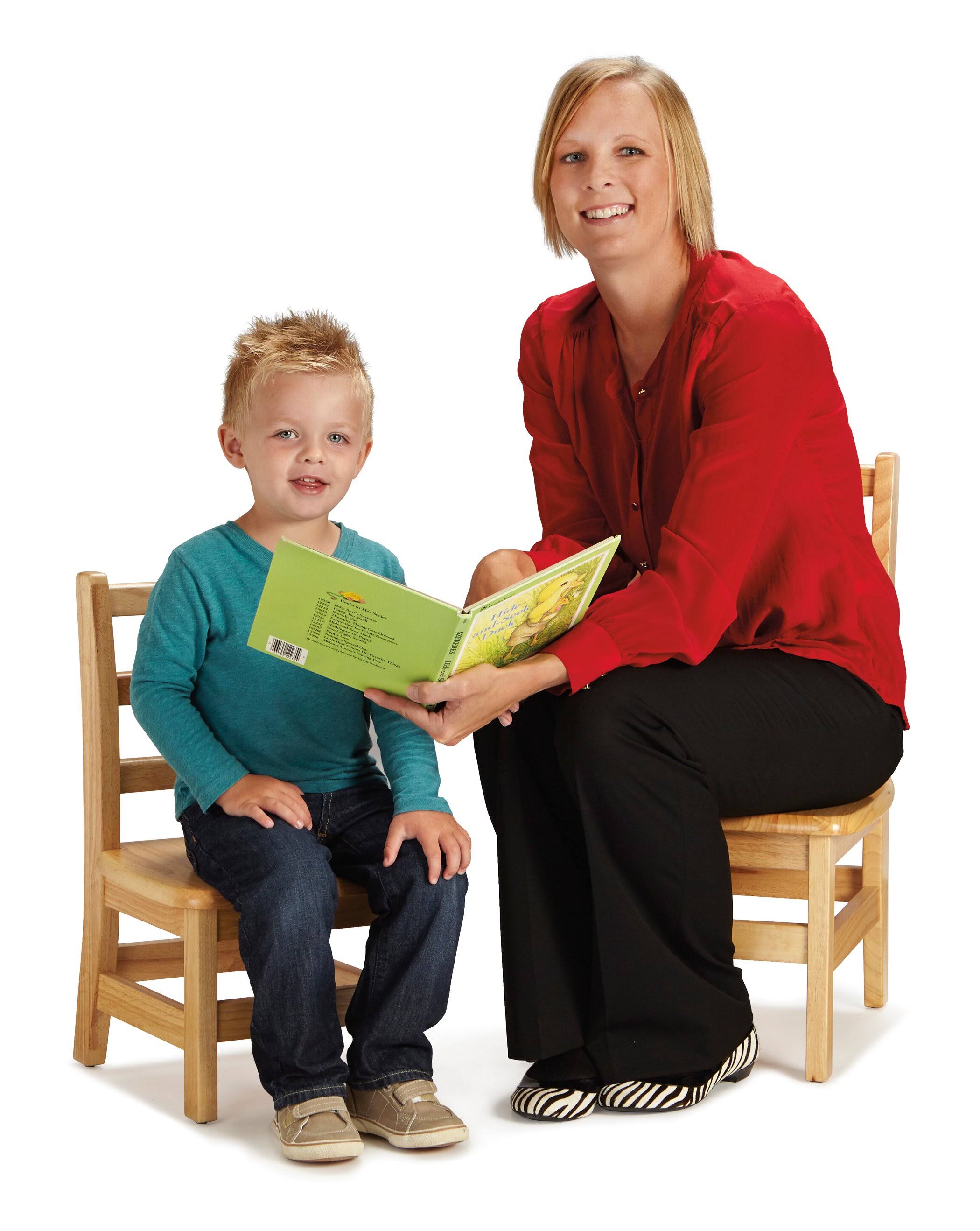 Jonti-Craft 5982JC Instructors Ladderback Chair - 12 in.