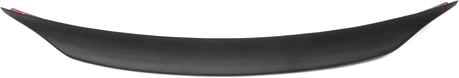 Rear Trunk Spoiler Compatible With 2013-2015 Honda Civic Sedan, IKON DUCKBILL V2 Style Unpainted PP Trunk Deck Lip Wing by IKON MOTORSPORTS
