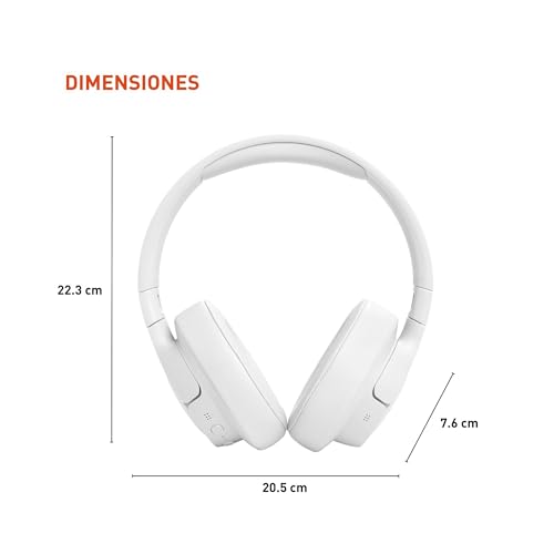 JBL Tune 770NC - Adaptive Noise Cancelling with Smart Ambient Wireless Over-Ear Headphones, Bluetooth 5.3, Up to 70H Battery Life with Speed Charge, Lightweight, Comfortable & Foldable Design (Black)