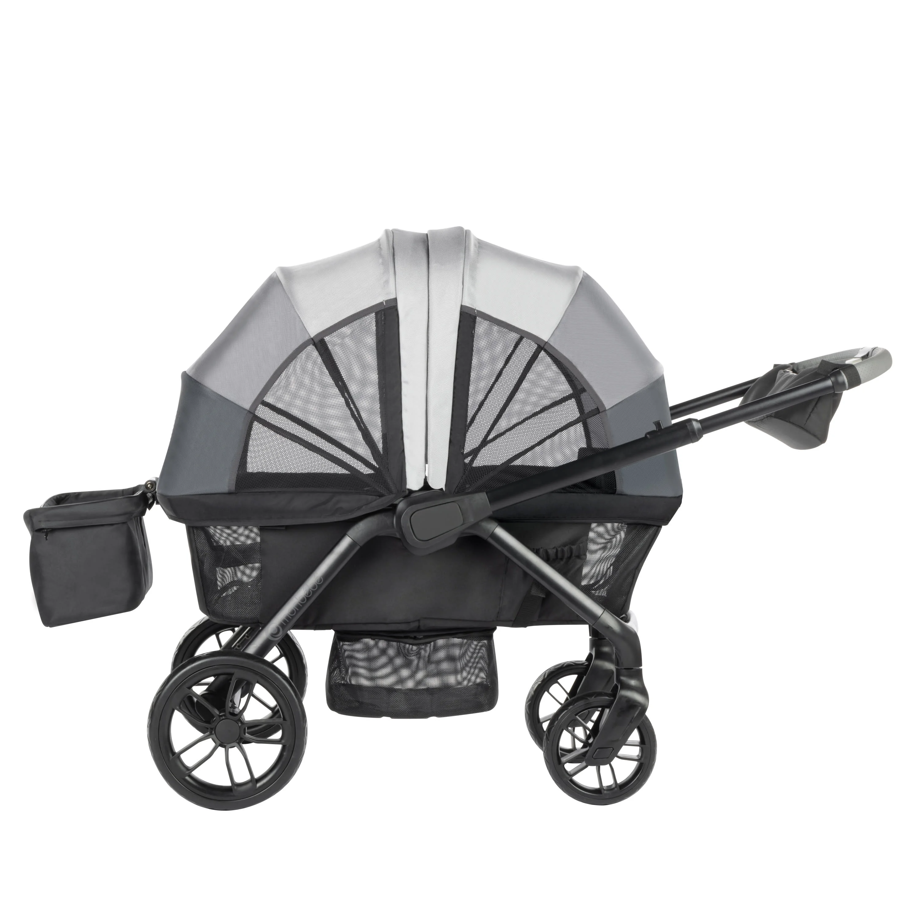 Monbebe Everyday Outings Wagon Stroller, Cobblestone Grey
