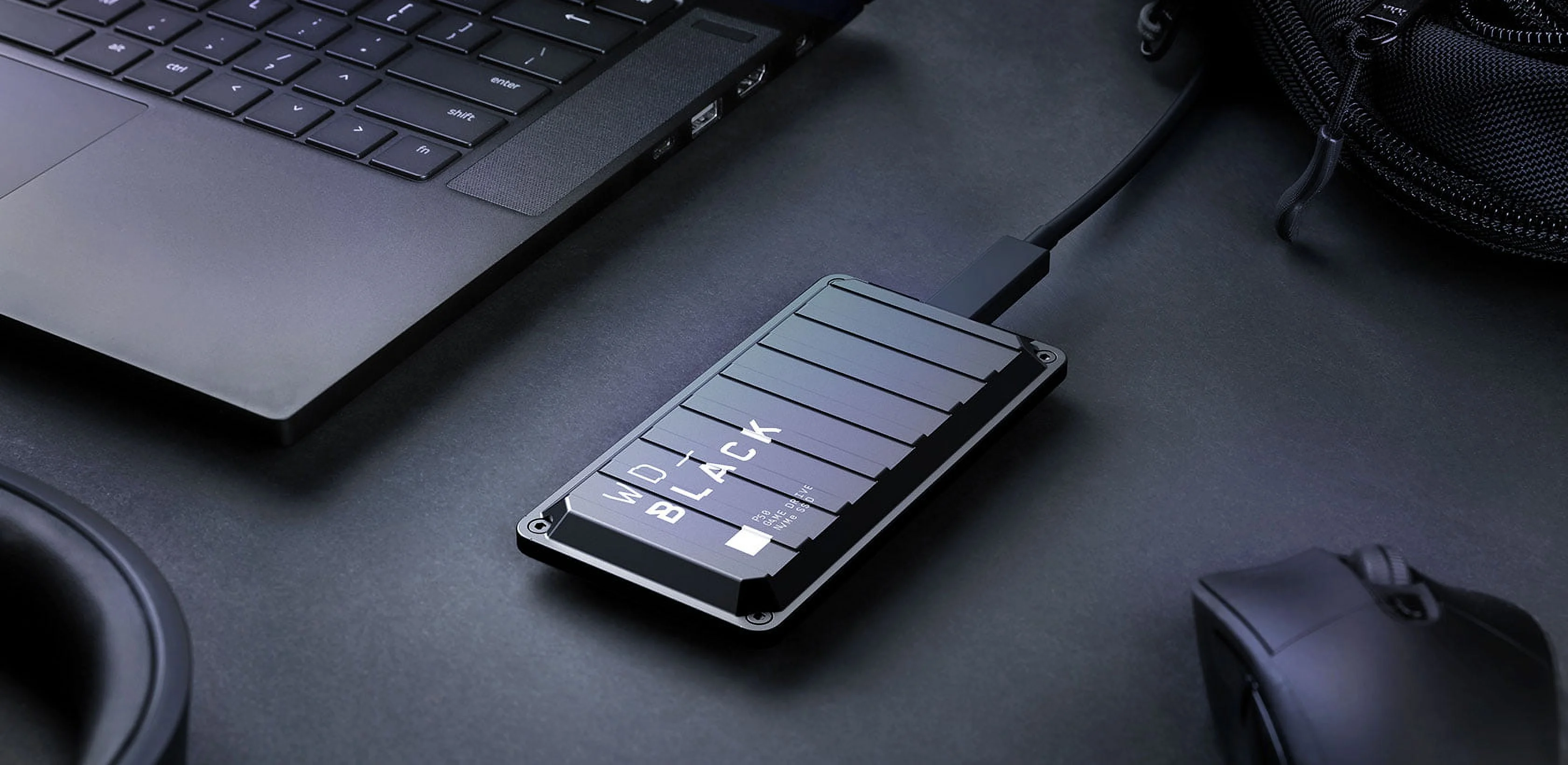 WD_BLACK 4TB P50 Game Drive SSD - Portable External Storage WDBA3S0040BBK-WESN