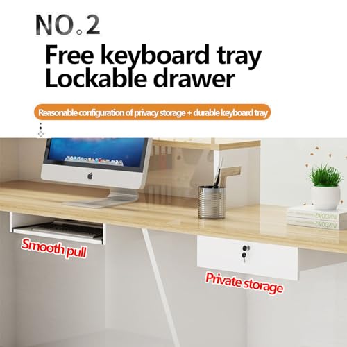 Cashier Company Front Desk Cashier Desk Reception Counter Simple Modern Simple Corner Cashier bar Table Company Reception Desk Clothing Store Convenience Store Store Counter 140×60×100cm D-2