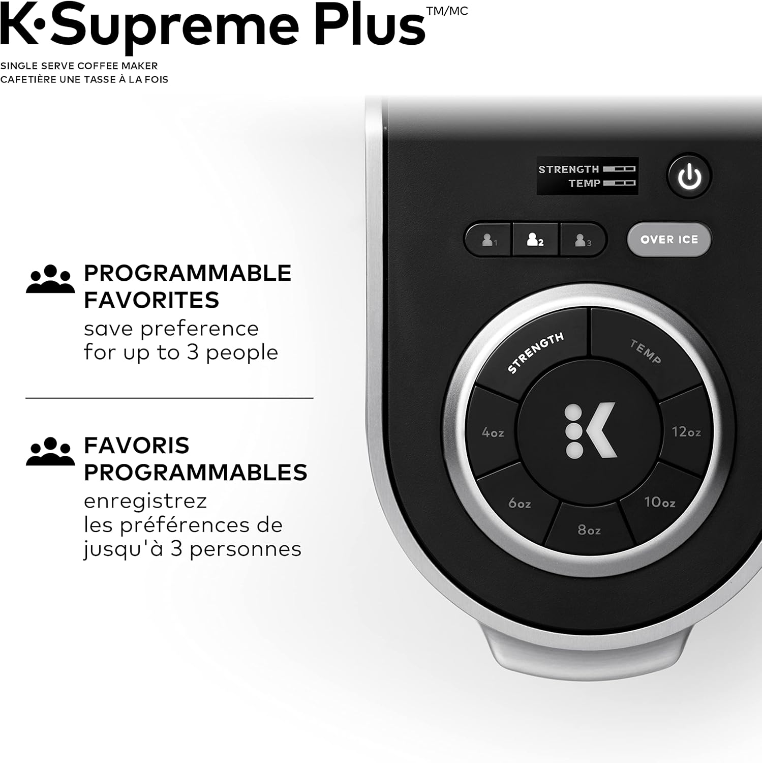 K-Supreme Plus Single Serve K-Cup Pod Coffee Maker