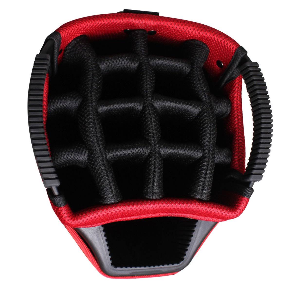 Orlimar Golf CRX Cooler Cart Bag - Black/Red/Charcoal