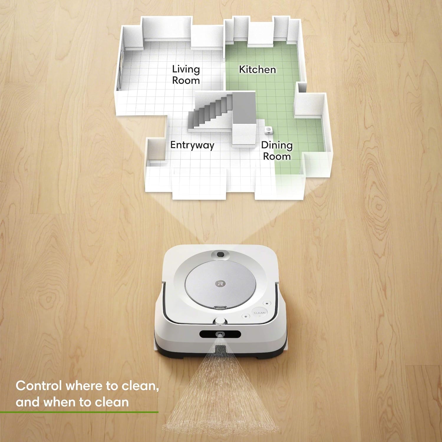 iRobot Roomba s9+ Robot Vacuum with Automatic Dirt Disposal- Wi-Fi Connected, Smart Mapping, Powerful Suction & Braava Jet m6 Ultimate Robot Mop- Wi-Fi Connected, Precision Jet Spray, Smart Mapping