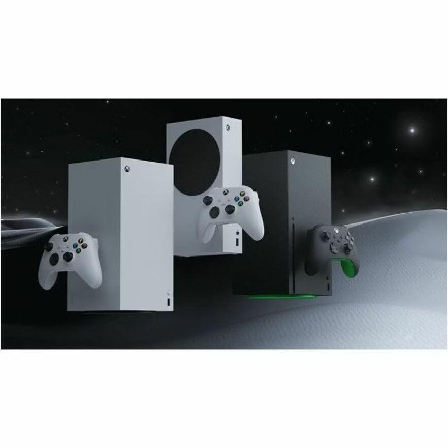 Xbox Microsoft Series S 512GB SSD Console - Includes Wireless Controller - Up to 120 frames per second - 10GB RAM 512GB SSD - Experience high dynamic range Velocity Architecture