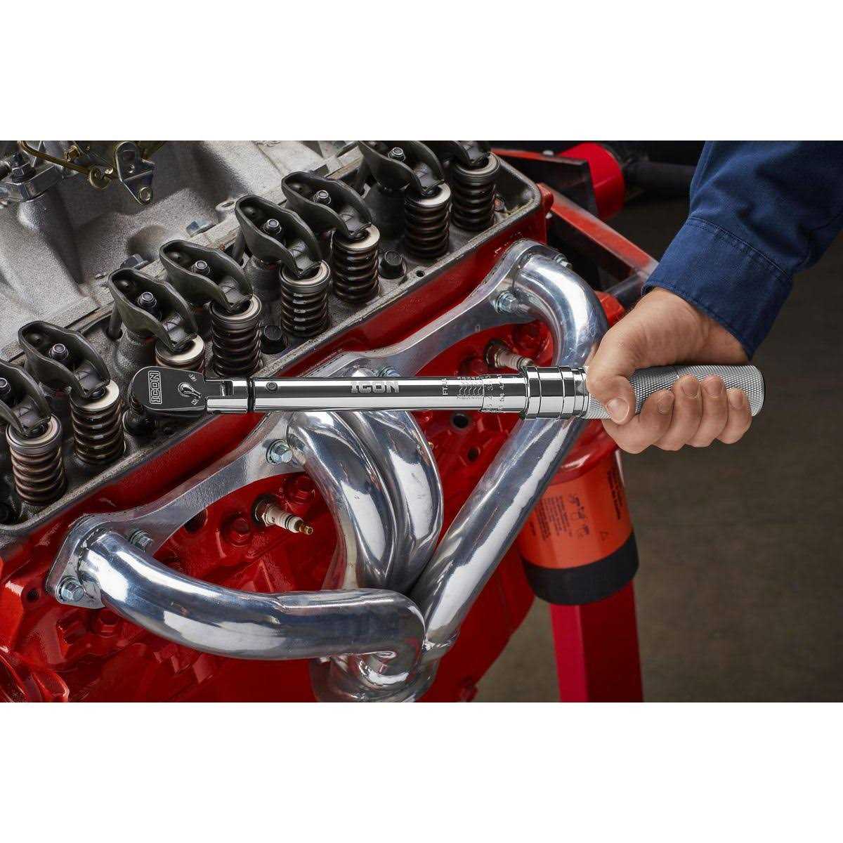Icon 3/8 in. Drive 5-75 ft. lb. Professional Flex Head Click Torque Wrench