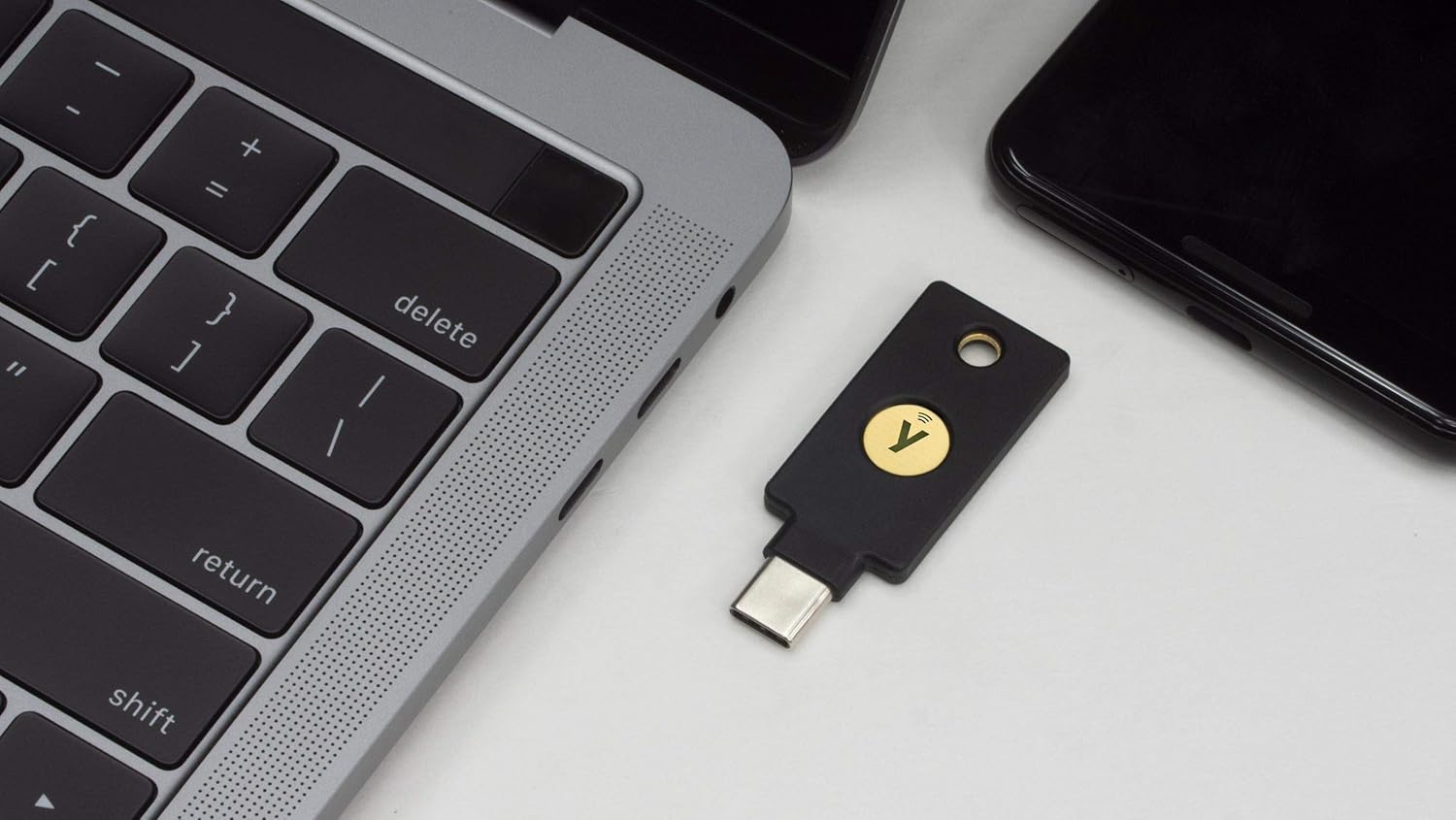 Yubico - YubiKey 5C Nano - Two Factor Authentication USB Security Key, Fits USB-C Ports - Protect Your Online Accounts with More Than a Password, FIDO Certified USB Password Key, Extra Compact Size
