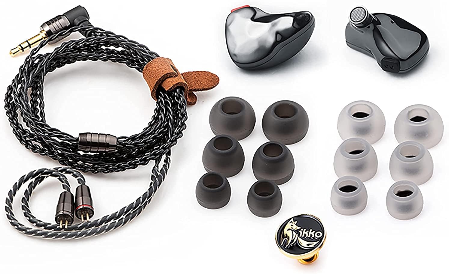 IKKO OH10 in-Ear Earphone,10mm Dynamic Drive Wired Earbuds,Detachable Design in-Ear Headphone 2 PIN
