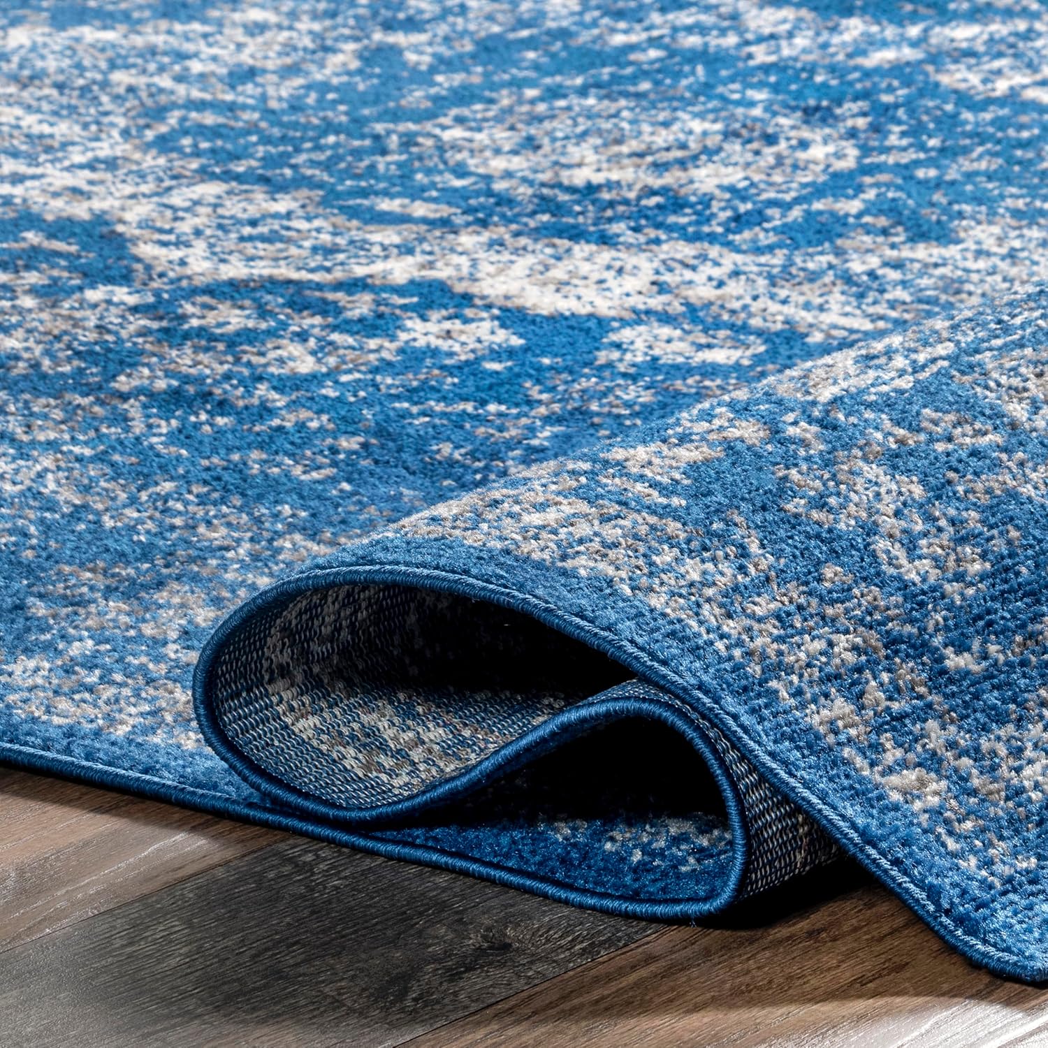 nuLOOM Verona Vintage Persian Area Rug, 10x14, Dark Blue