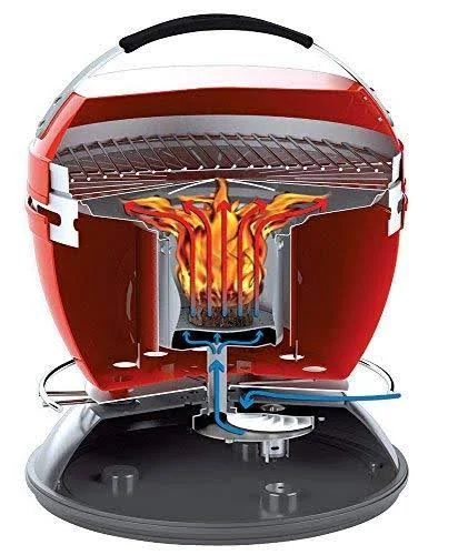 Cook-Air Portable Grill Red