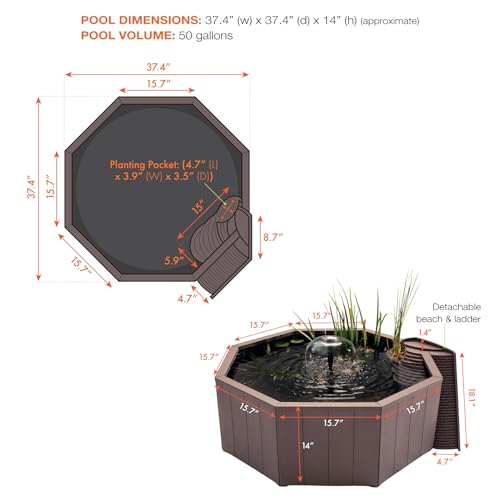 Pennington Aquagarden, Complete Raised Window Pond Kit