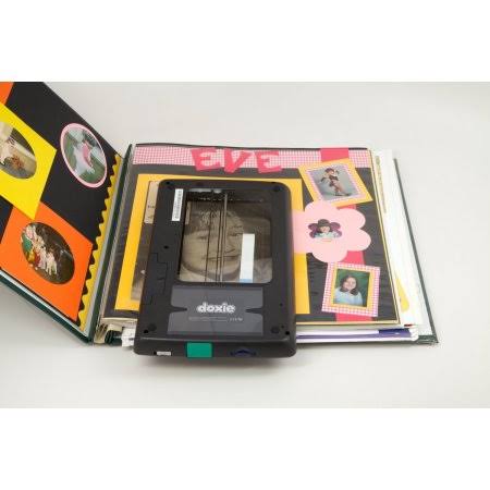 Doxie Flip - Cordless Flatbed Photo u0026 Notebook Scanner w/Removable Lid