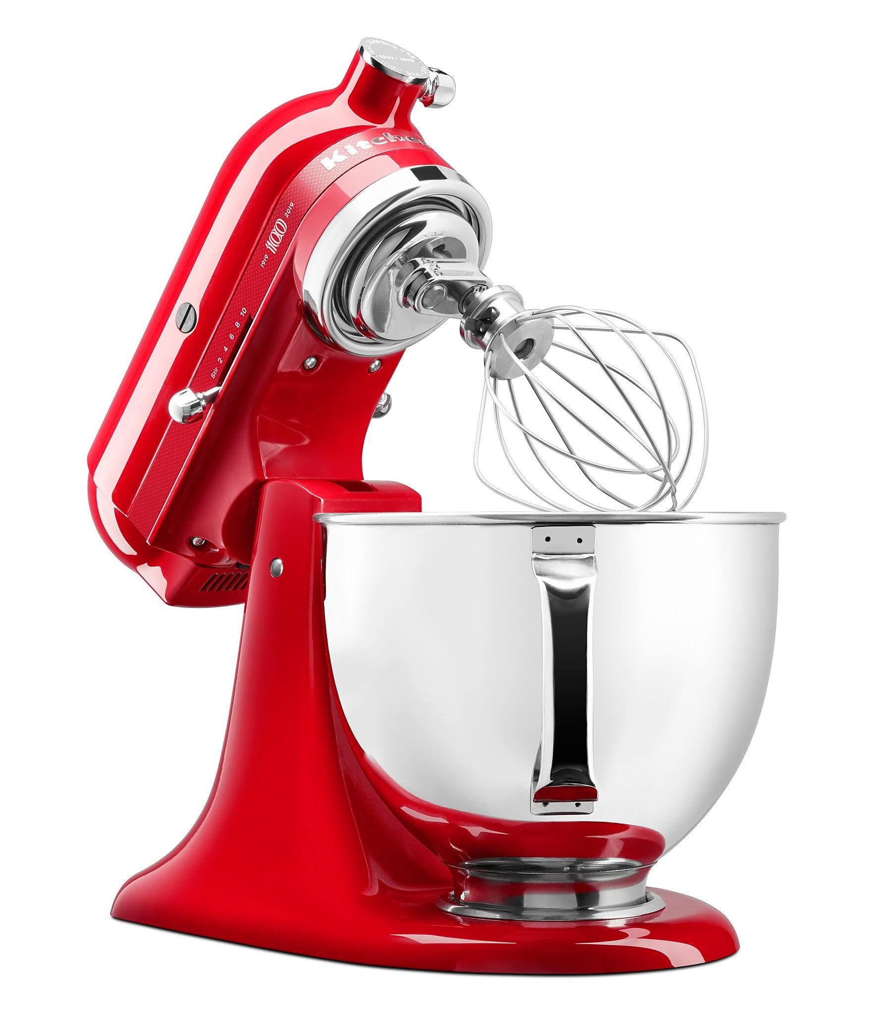 KitchenAid 100 Year Limited Edition Queen of Hearts KSM180QHSD 5-Quart Mixer - Passion Red - 325W