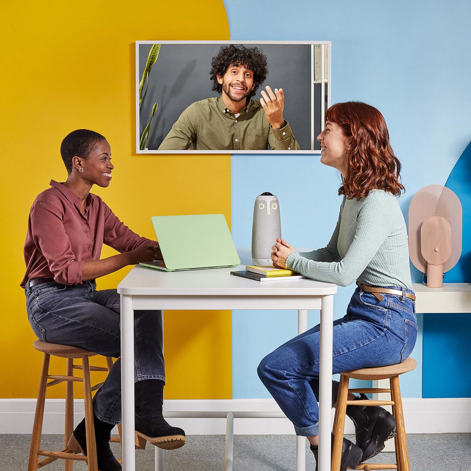 Owl Labs Meeting Owl Pro Premium Pack - 360 Degree, 1080p Smart Video Conference Camera, Microphone, and Speaker (Includes Accessories and Warranty)