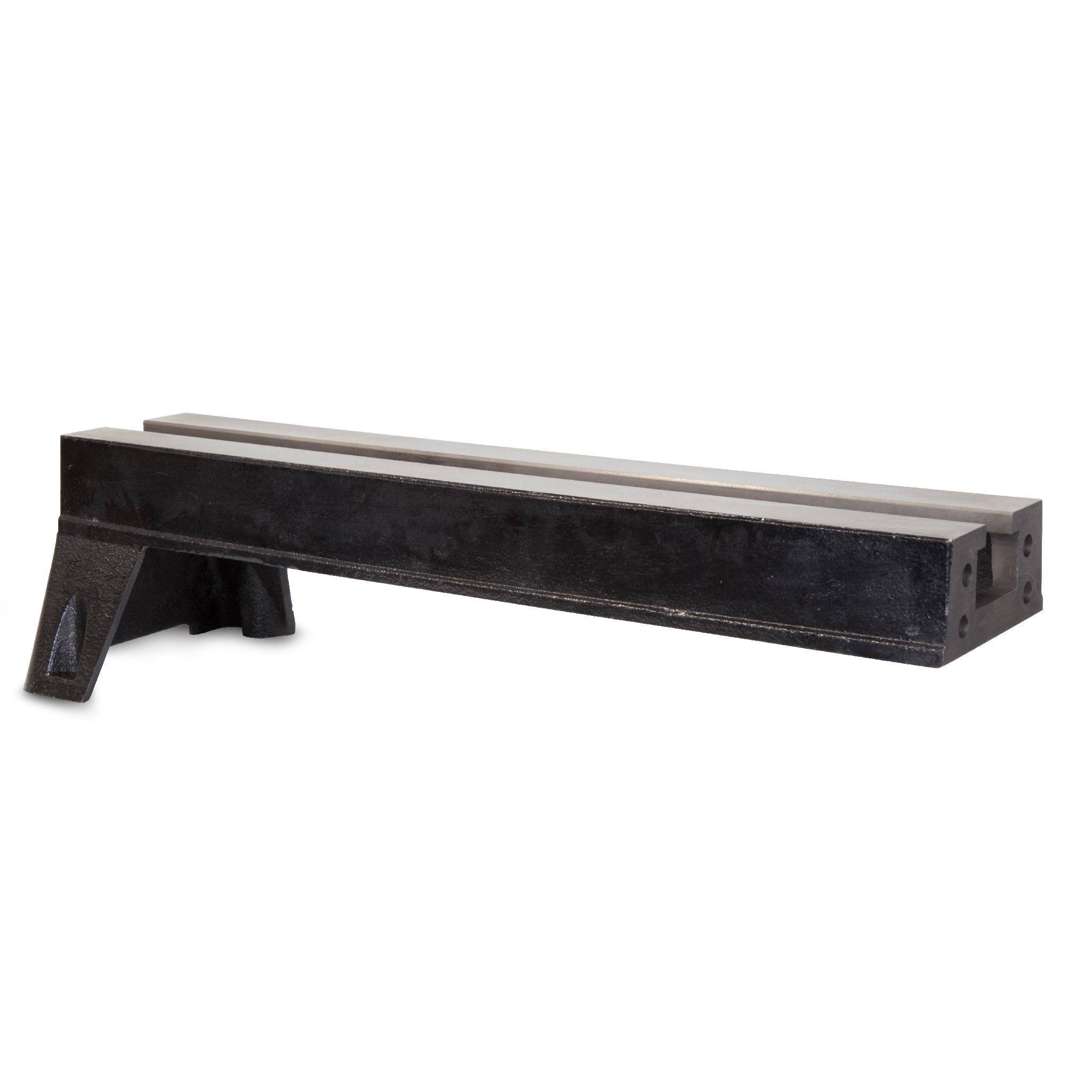 Wen 23 in. Cast Iron Wood Lathe Bed Extension for 12 in. x 18 in. Lathes 3424ex