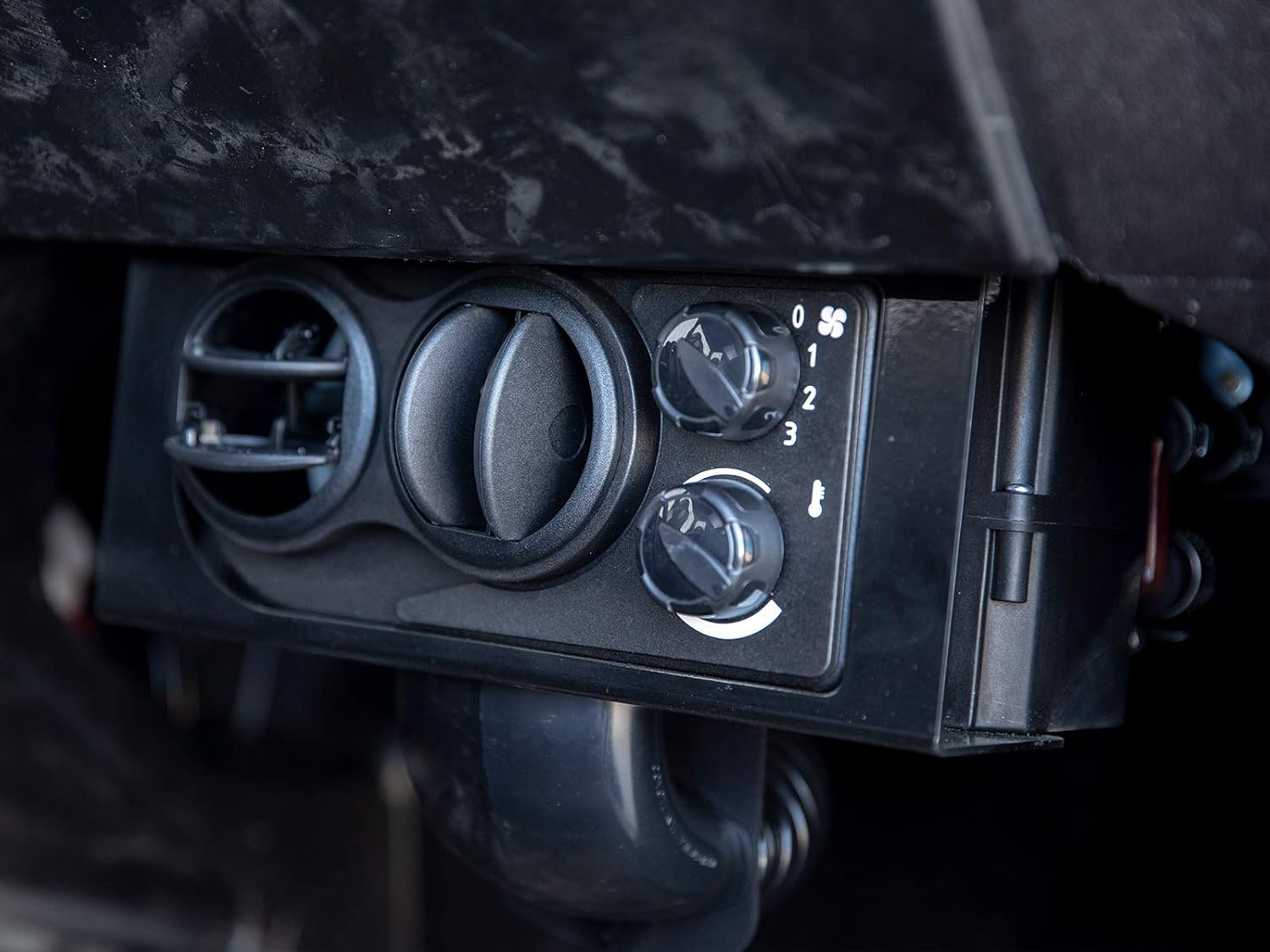 SuperATV Cab Heater for 2016-2018 Polaris General | 2017-2018 Polaris General 4 | Built-in Shutoff Valve | 3.4 Amps at 13.7 Volts | Includes Defrost Hoses and Vents | Capable of 14,600 BTU at 135 CFM