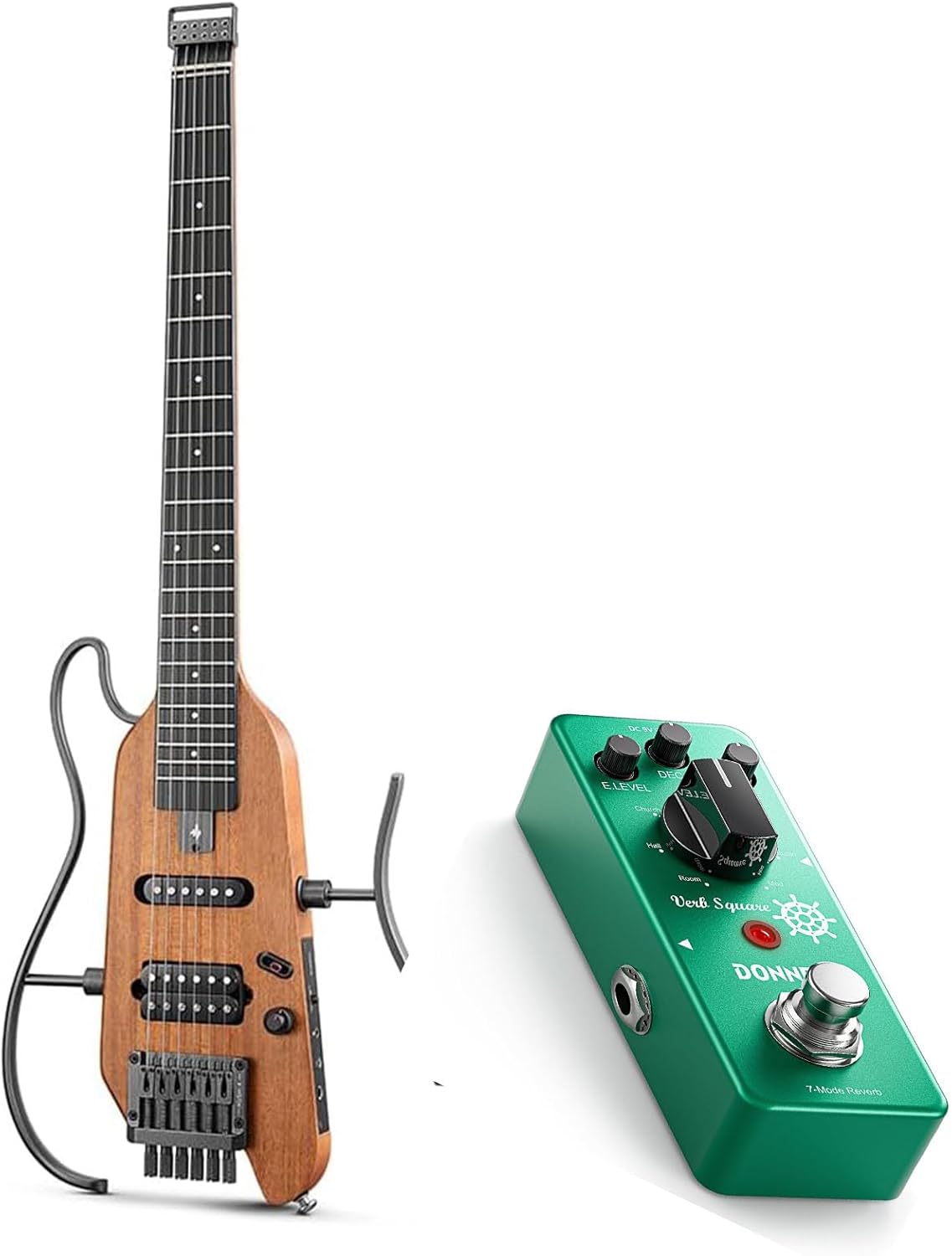Donner HUSH-X Electric Guitar Kit-Reverb Guitar Pedal