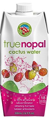 True Nopal Cactus Water, 16.90 fl. oz (Pack of 12)