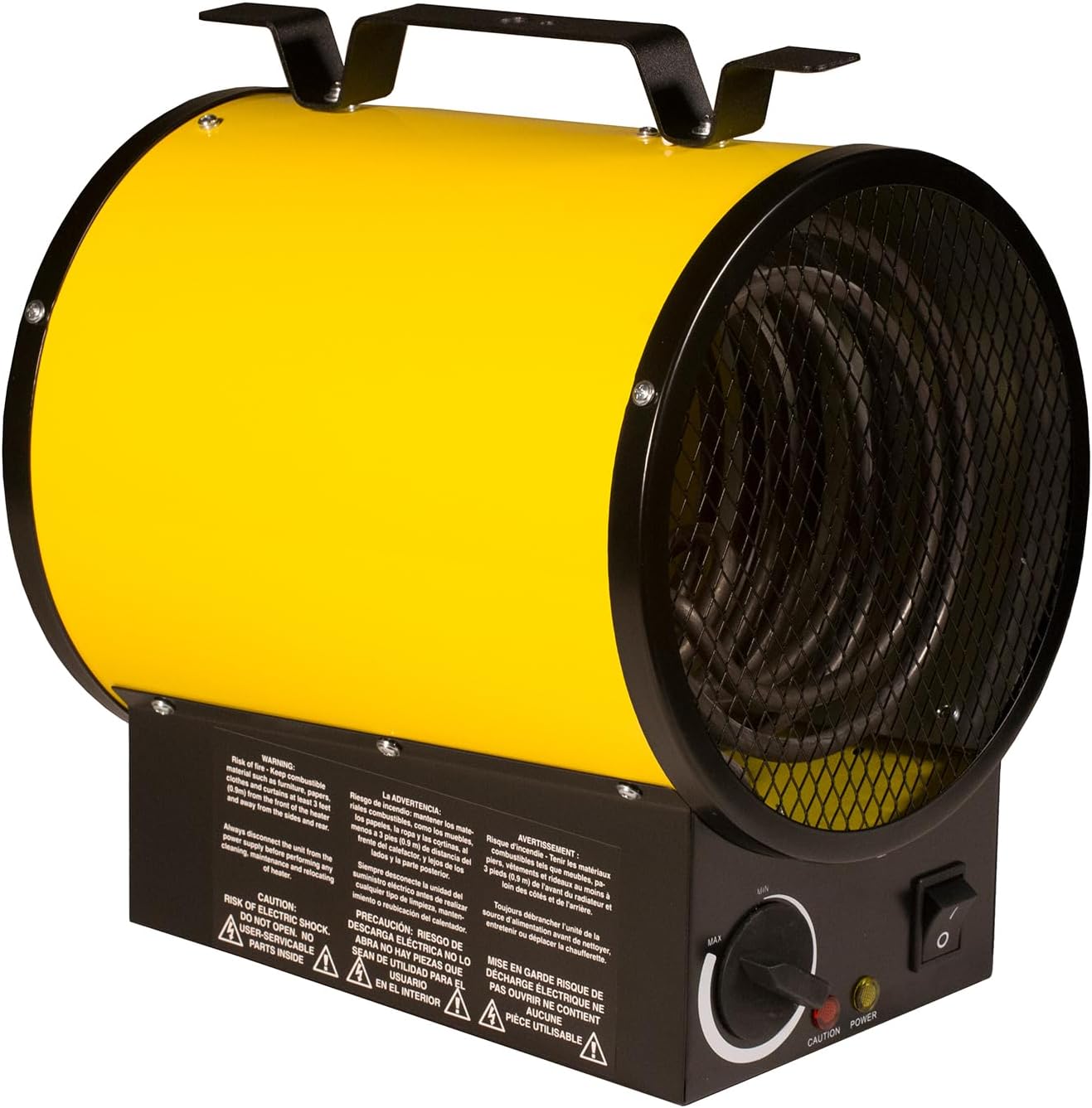 Dura Heat EUH5000 Electric Forced Air Heater 16,400 Btu, Yellow
