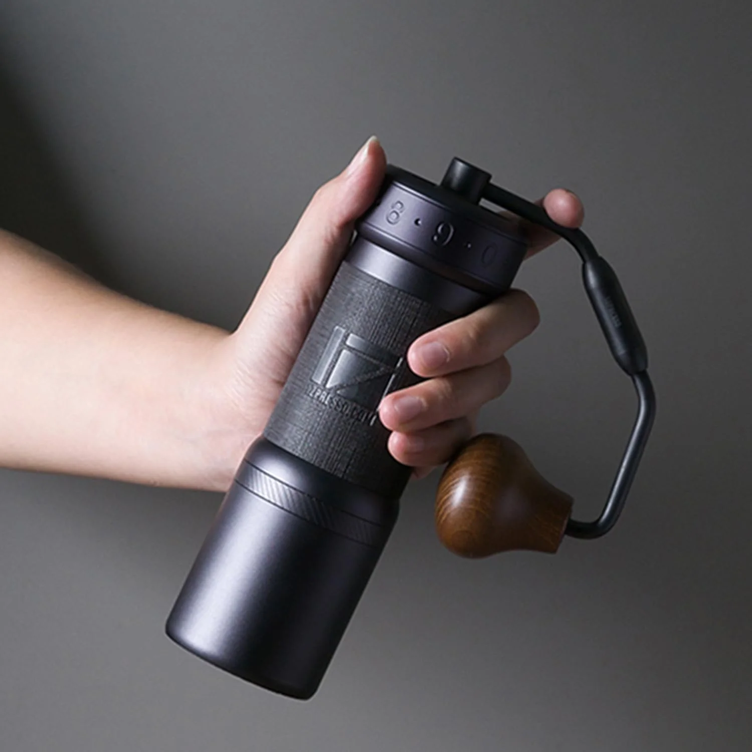 1Zpresso K-Ultra Manual Coffee Grinder Iron Gray: Grind Conical Burr, with Hogor Instruction Manual