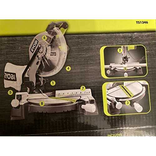RYOBI 10 in. Compound Miter Saw with LED - Shop Hardware Tools Online Store