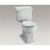 Kohler K-3986-95 Ice Grey Memoirs 1.28 GPF Two Piece Round Front Classic Comfort Height Toilet
