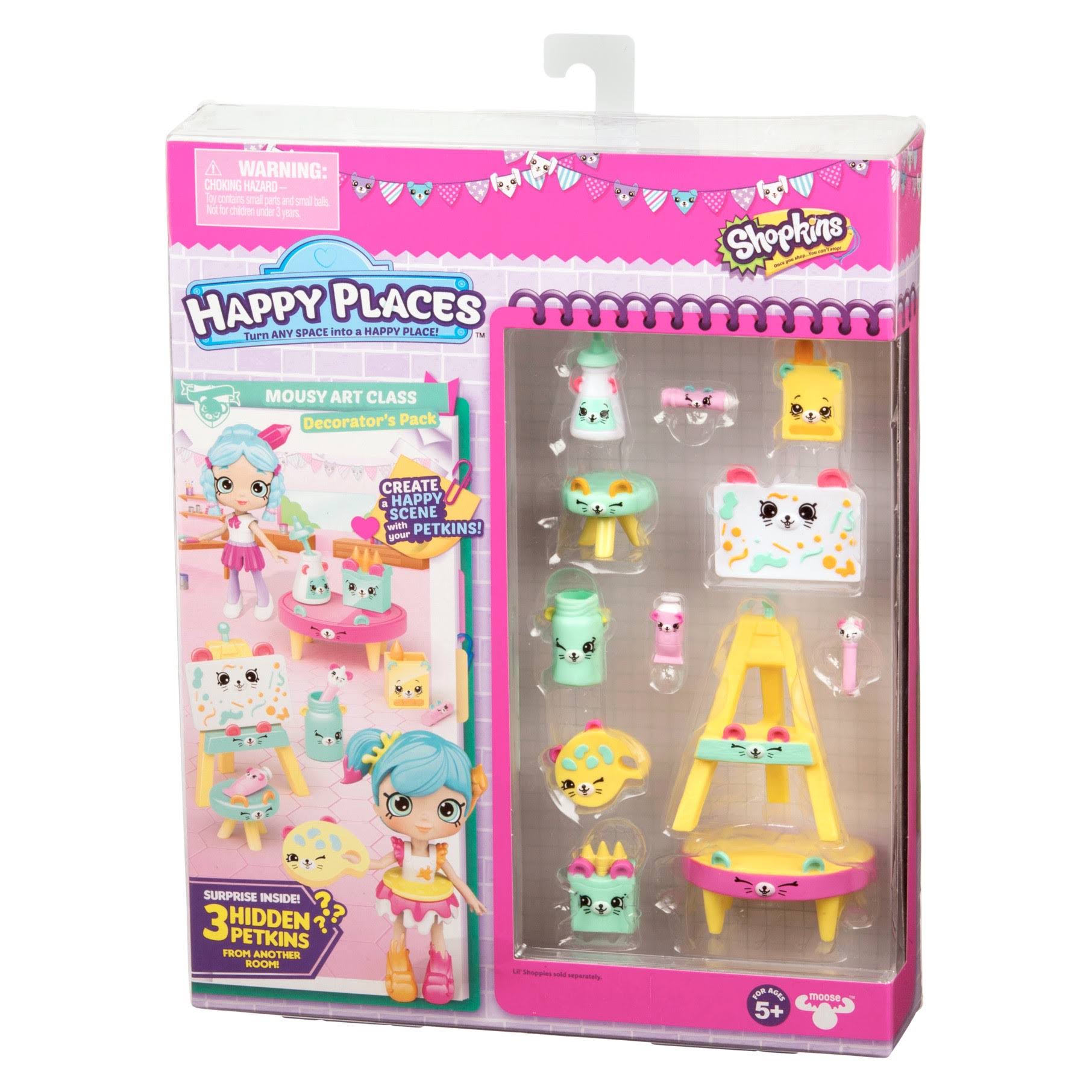 Happy places Shopkins Season 3 Decorator Pack - Mousy Art Class