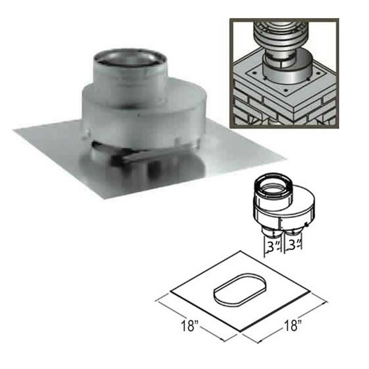 DirectVent Pro Co-Linear Top Termination Kit 46DVA-GK