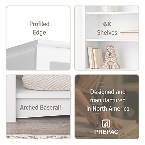 Prepac Home Espresso 6-shelf Bookcase