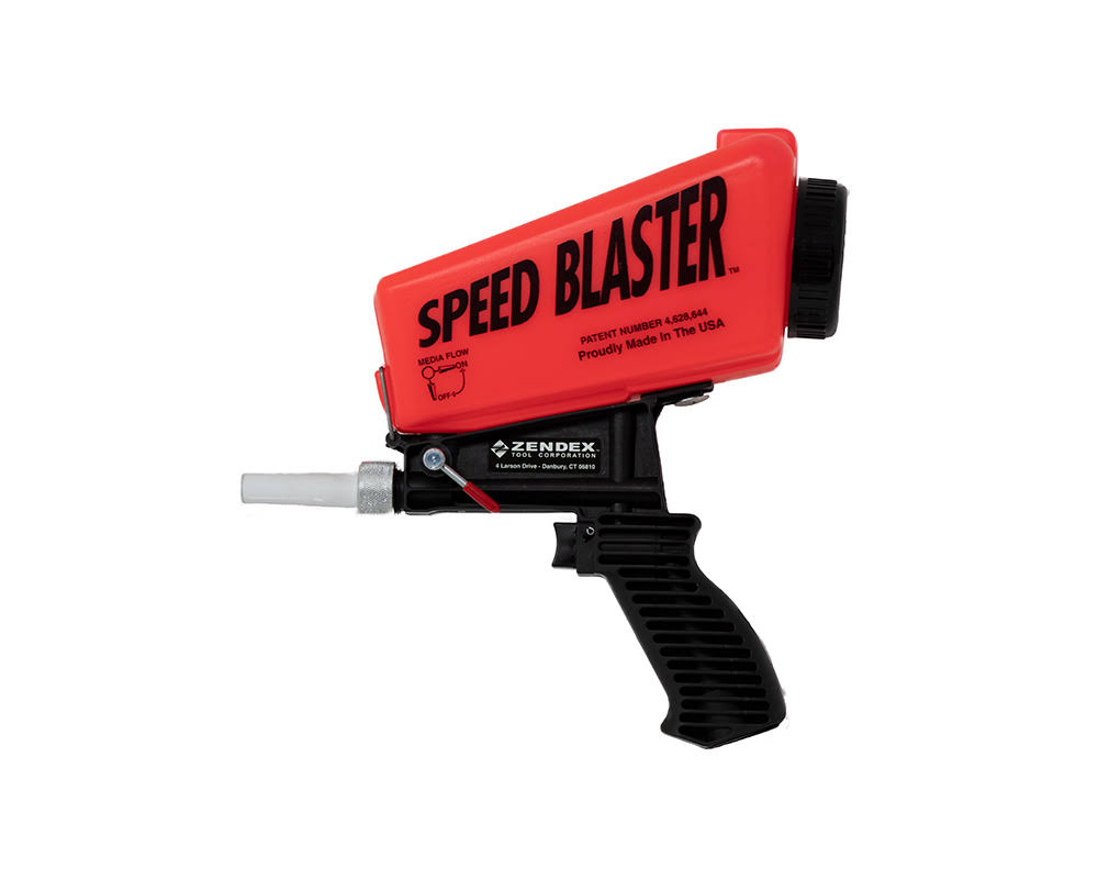 Zendex 007r Speed Blaster Red Portable Sand Blaster