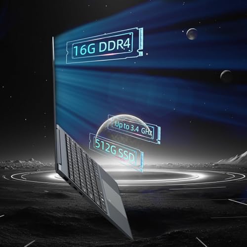 15.6 inch Laptop Computer,Celeron Quad-Core Up to 2.2 GHz,4GB RAM and 192GB SSD,Win11 Laptop Computers with HD IPS,Slim and Lightweight Notebook,Work and Students laptops,Gray,WPS