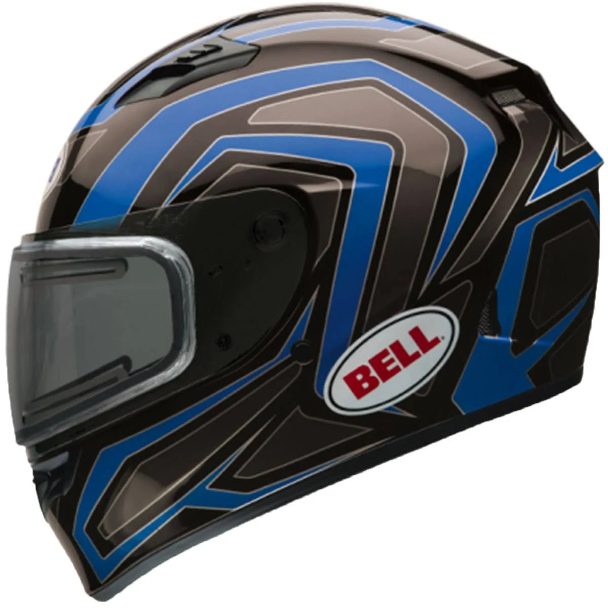 Bell Qualifier Dual Shield Snow Helmet (Reflective Blue, M)