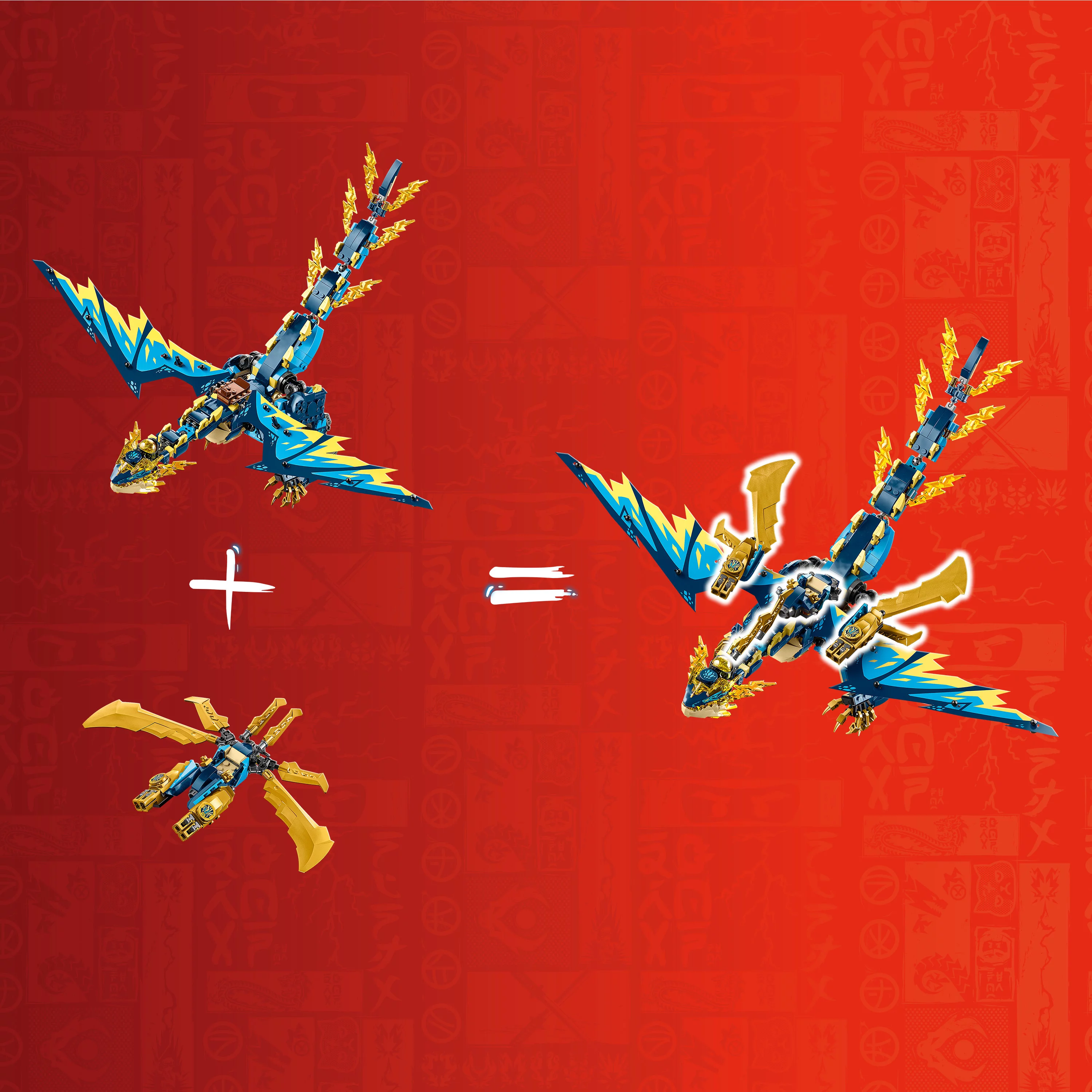 LEGO NINJAGO Elemental Dragon vs. The Empress Mech 71796 Building Toy Set, Features a Dragon, Mech, Ninja Flyer and 6 Minifigures, Gift for Boys and Girls Ages 9+ Who Love Ninja Warriors